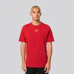 OAKLEY - Polera Hombre Bark New Red