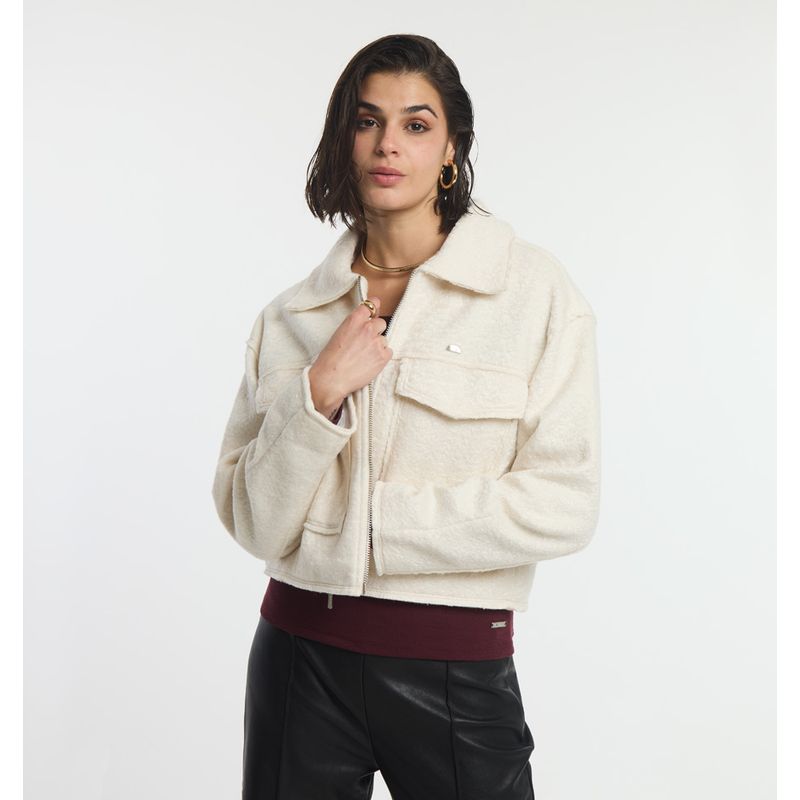 ELLESSE - CHAQUETA MUJER ELLESSE DOMINGA OFF WHITE