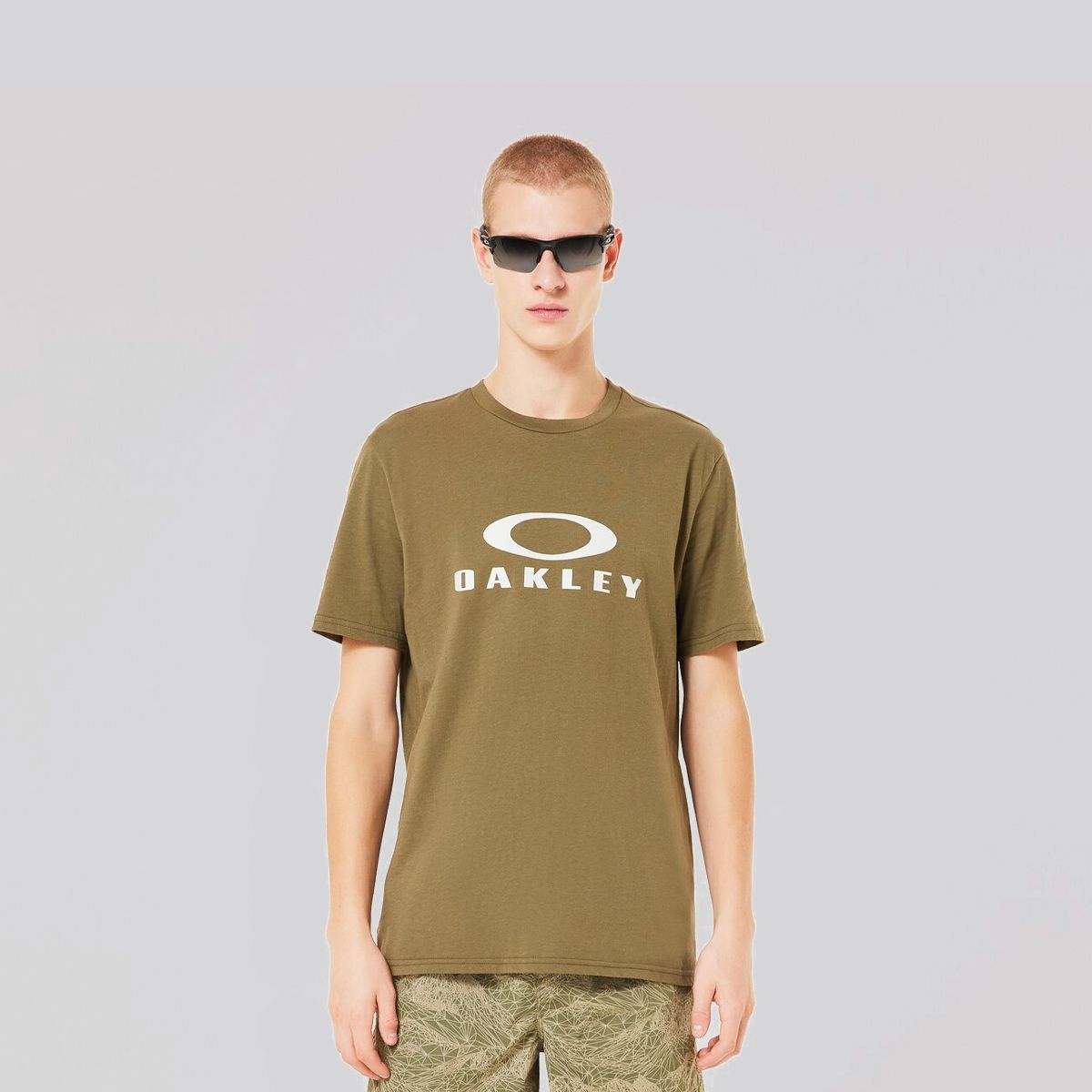 OAKLEY - Polera Hombre O Bark 2.0 Oakley Army Green