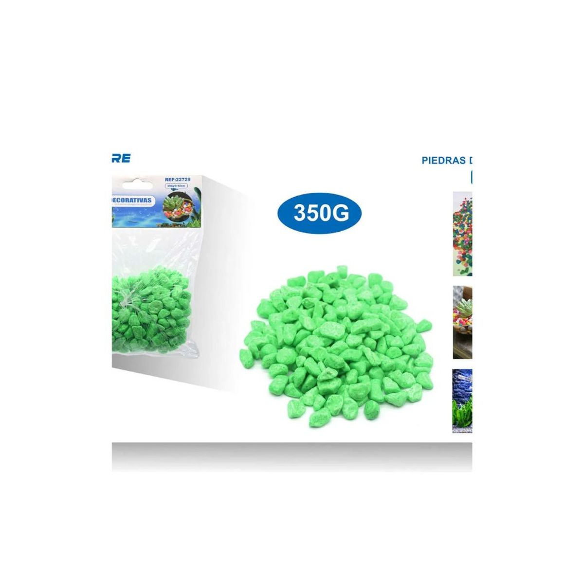 GENERICO - PIEDRAS DECORATIVAS 350G