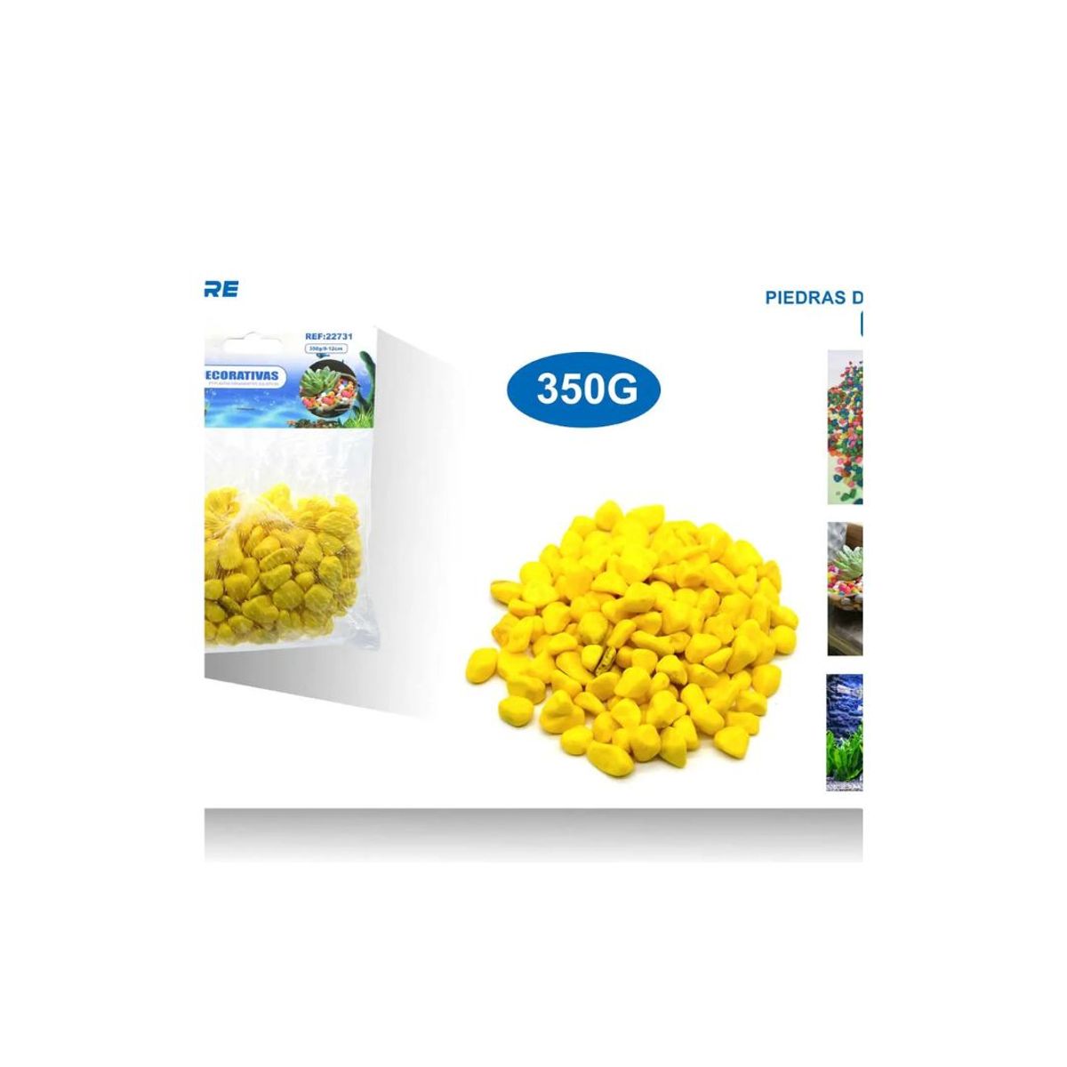 GENERICO - PIEDRAS DECORATIVAS 350G