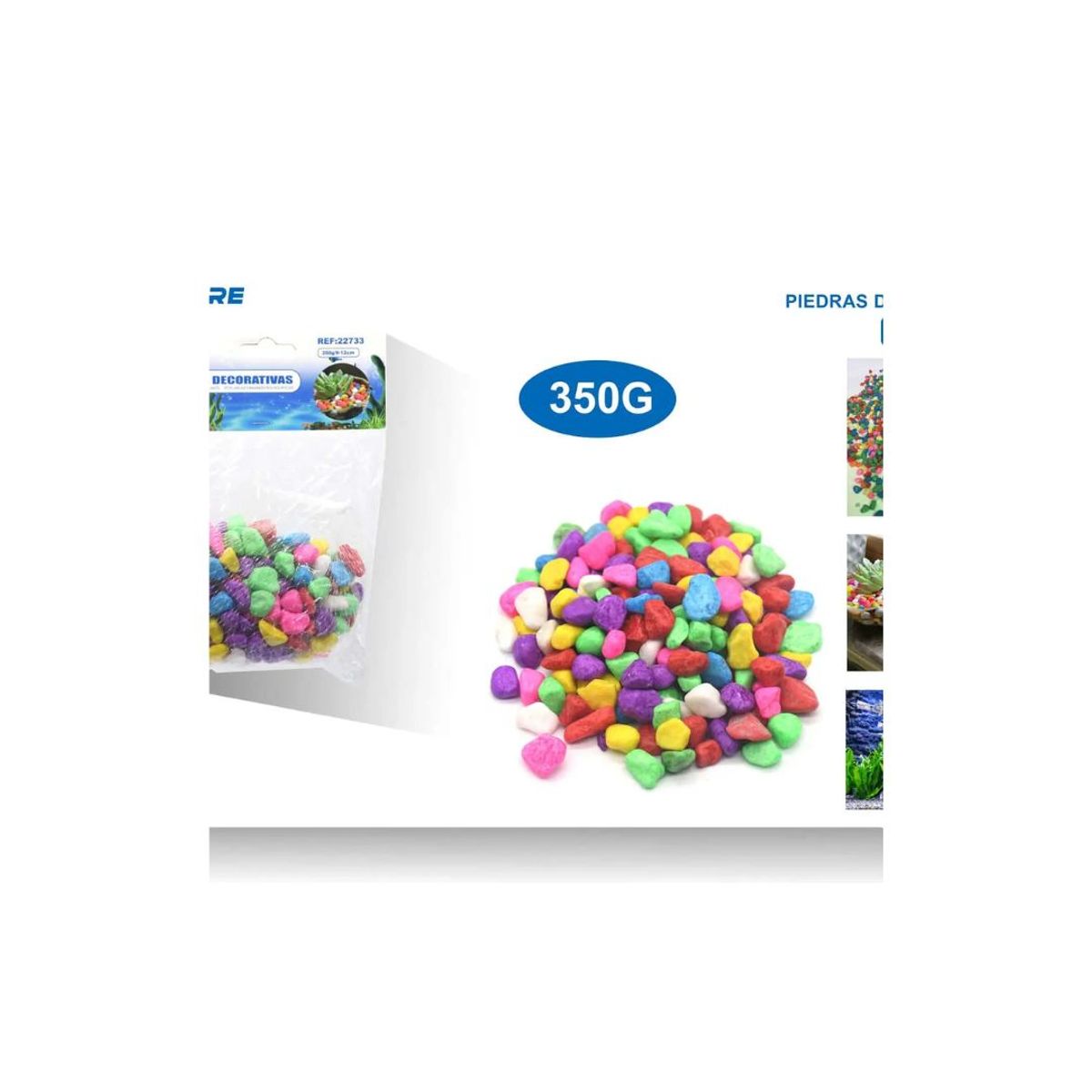 GENERICO - PIEDRAS DECORATIVAS 350G