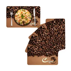 MERCAR RAY - Set 6 Individuales PVC de mesa Coffe 40 x 25cm