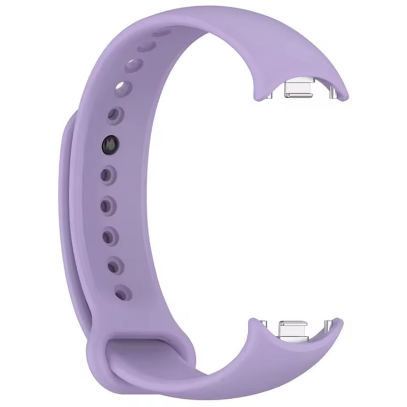 GENERICO - Correa Silicona Compatible Con Xiaomi Watch Mi Band 9 8 Lavanda