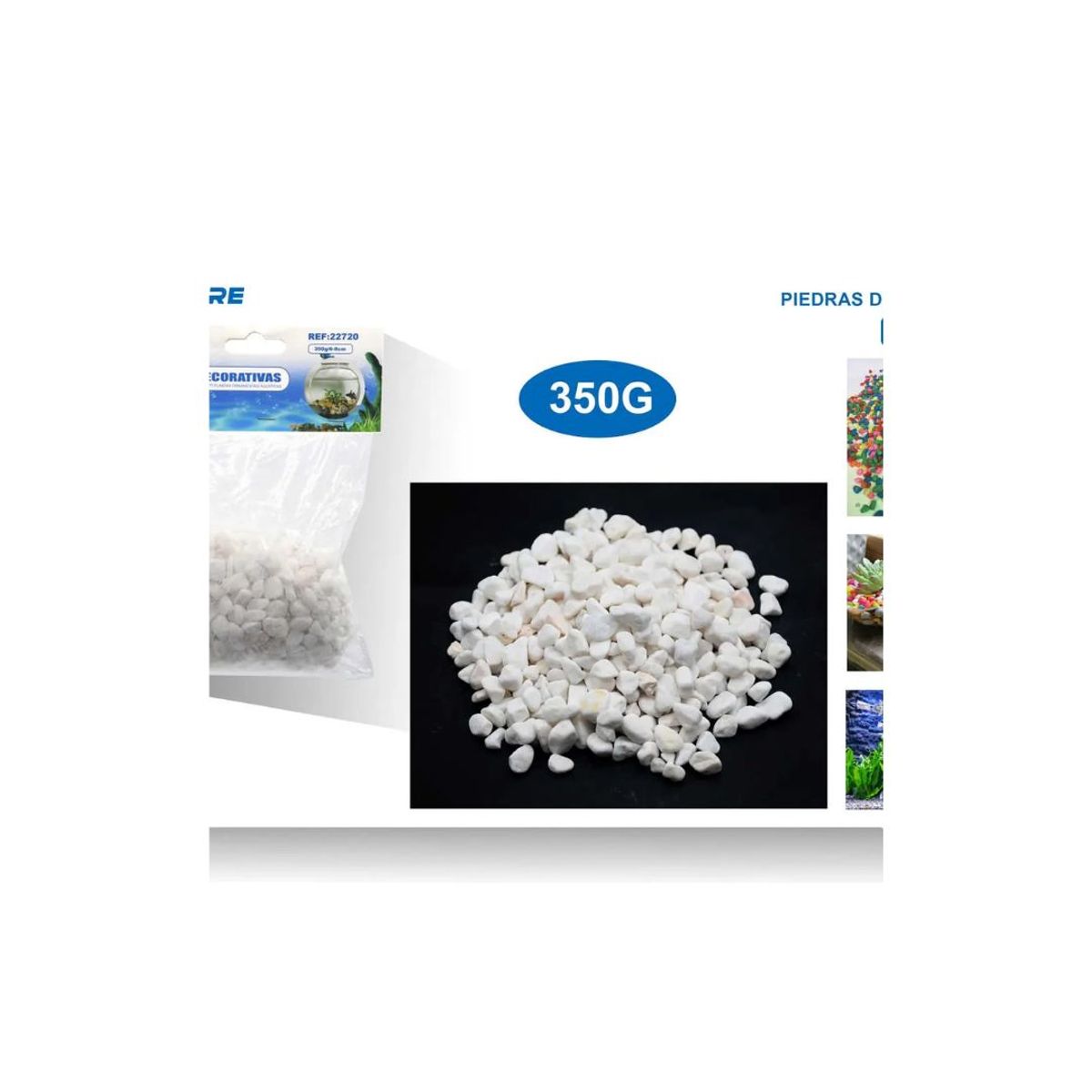 GENERICO - PIEDRAS DECORATIVAS 350G