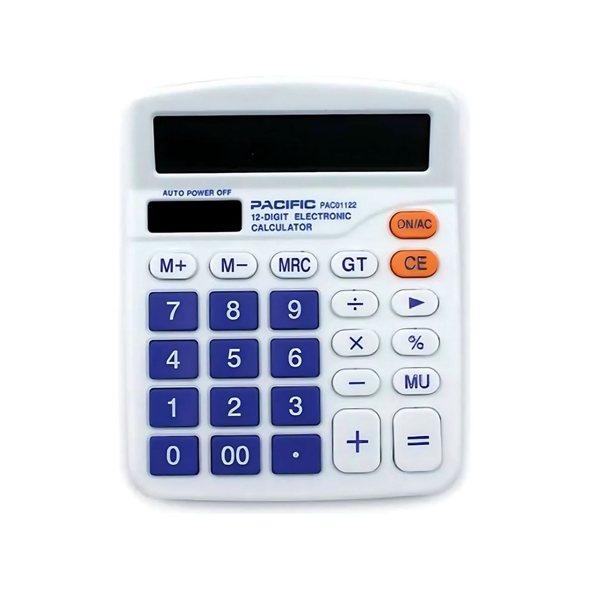 PACIFIC - Calculadora Electrónica 12 Dígitos Azul - PS