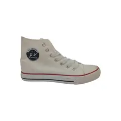 HERIEL - Zapatilla Blanca Textil Mujer