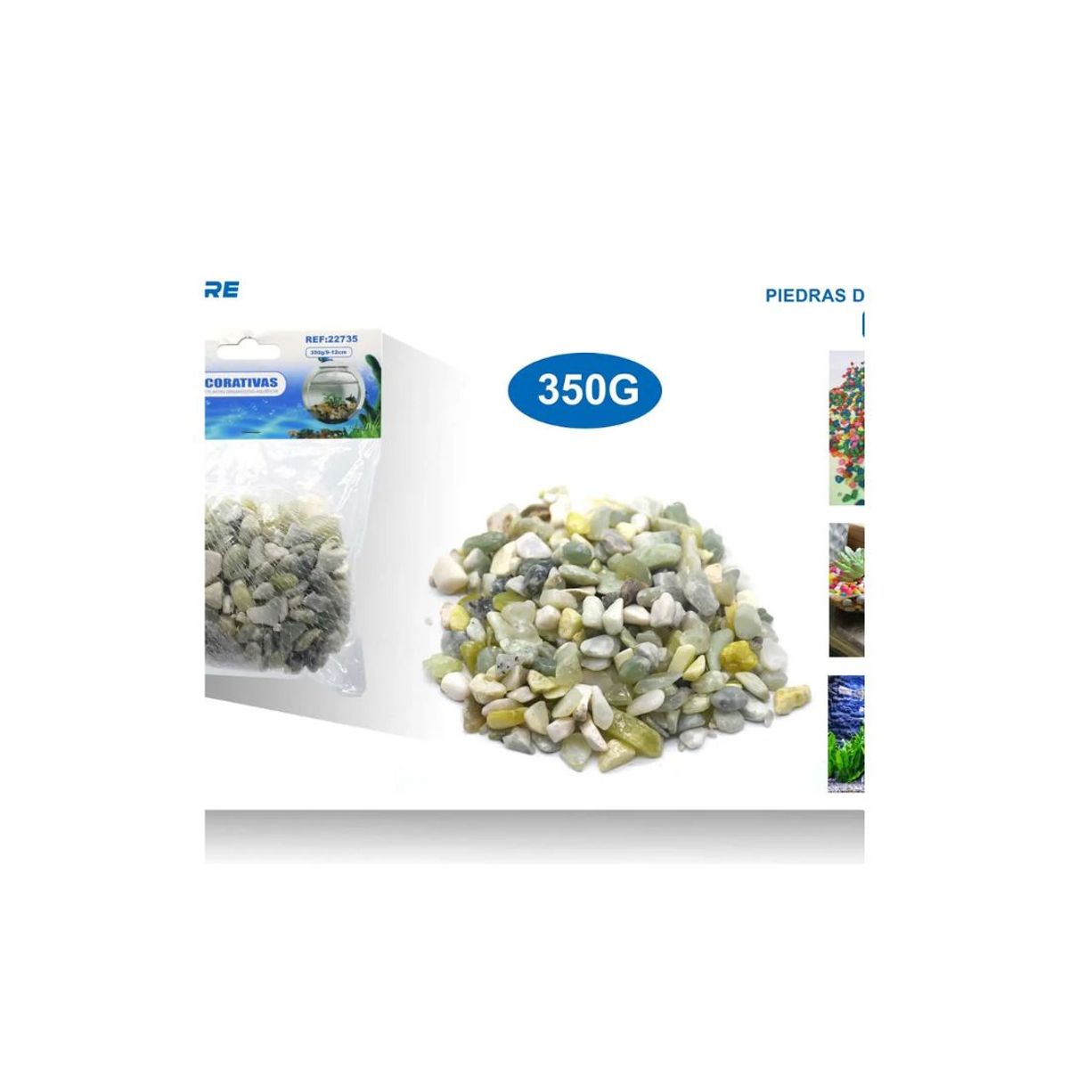 GENERICO - PIEDRAS DECORATIVAS 350G