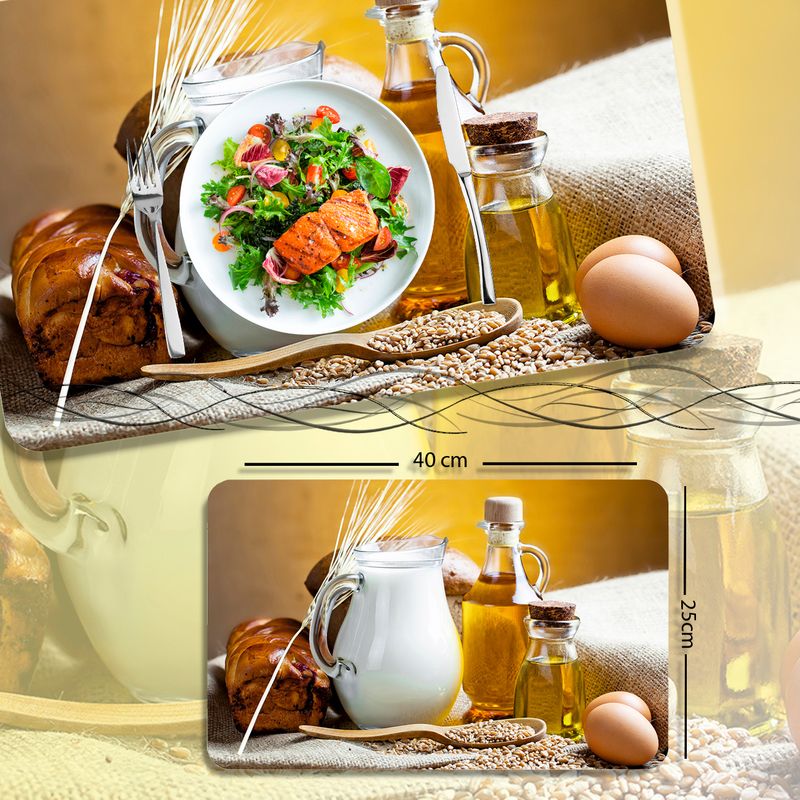 MERCAR RAY - Set 6 Individuales de mesa Harvest 40cm x 25cm.