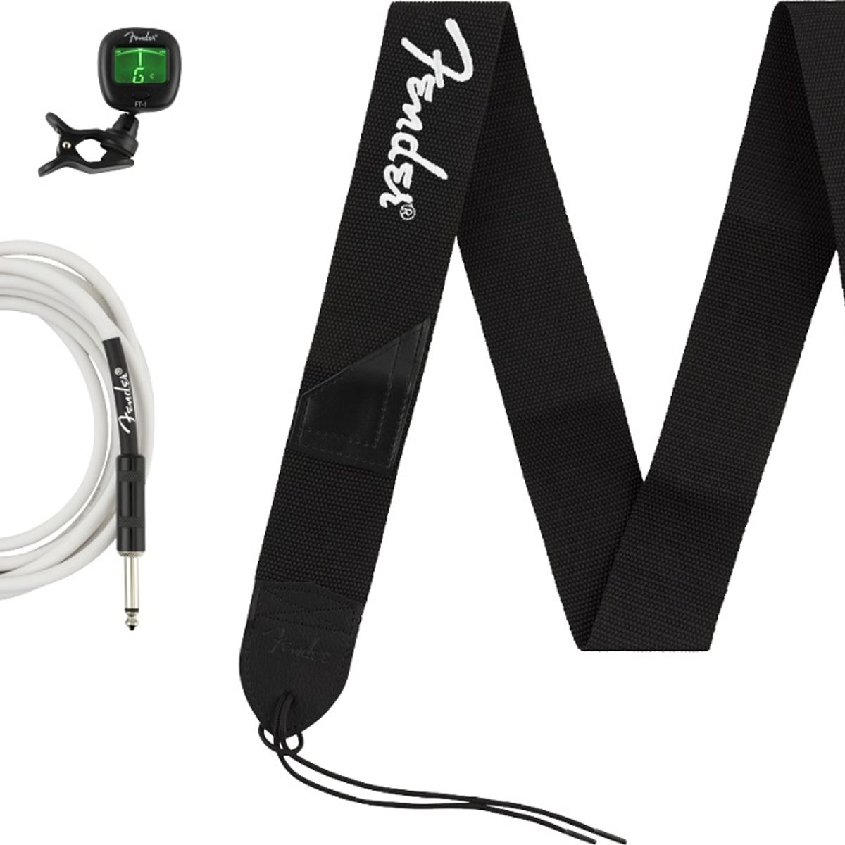 FENDER - Fender Pack Accesorios Esenciales Correa + Cable + Afinador