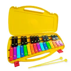 RMX - METALOFONO 27 NOTAS DE COLORES CAJA PLÁSTICA
