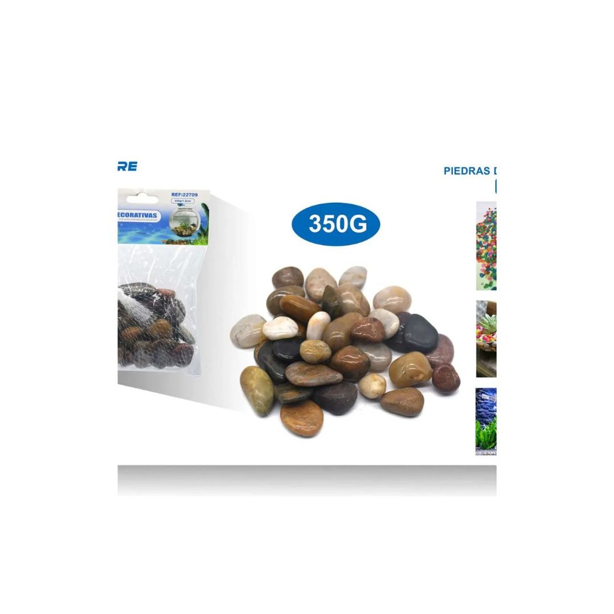 GENERICO - PIEDRAS DECORATIVAS 350G