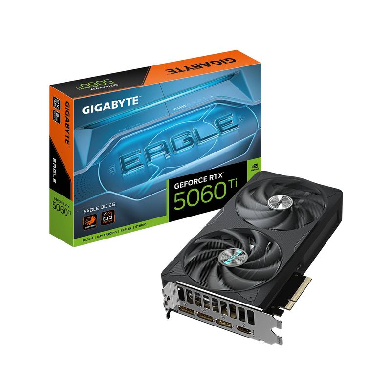 GIGABYTE - Tarjeta de Video Gigabyte Nvidia RTX 5060 Ti EAGLE OC, 8GB