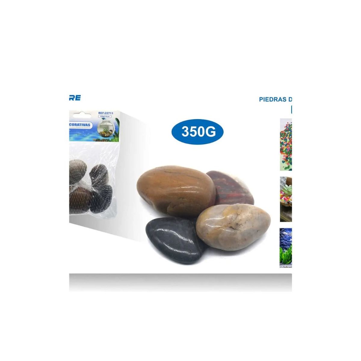 GENERICO - PIEDRAS DECORATIVAS 350G