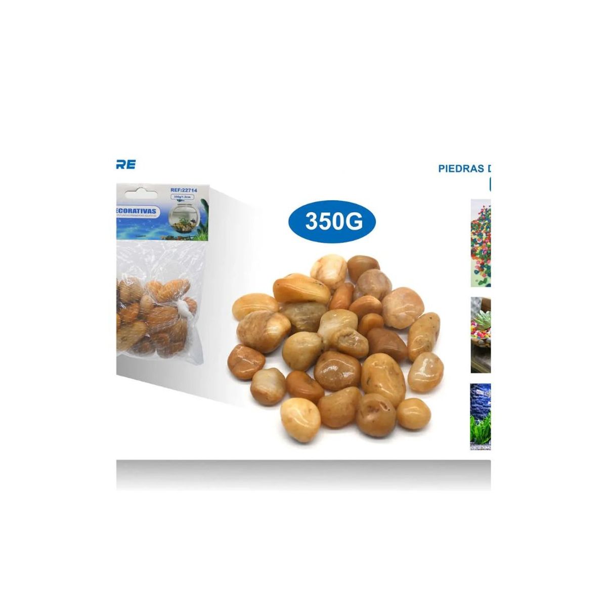 GENERICO - PIEDRAS DECORATIVAS 350G