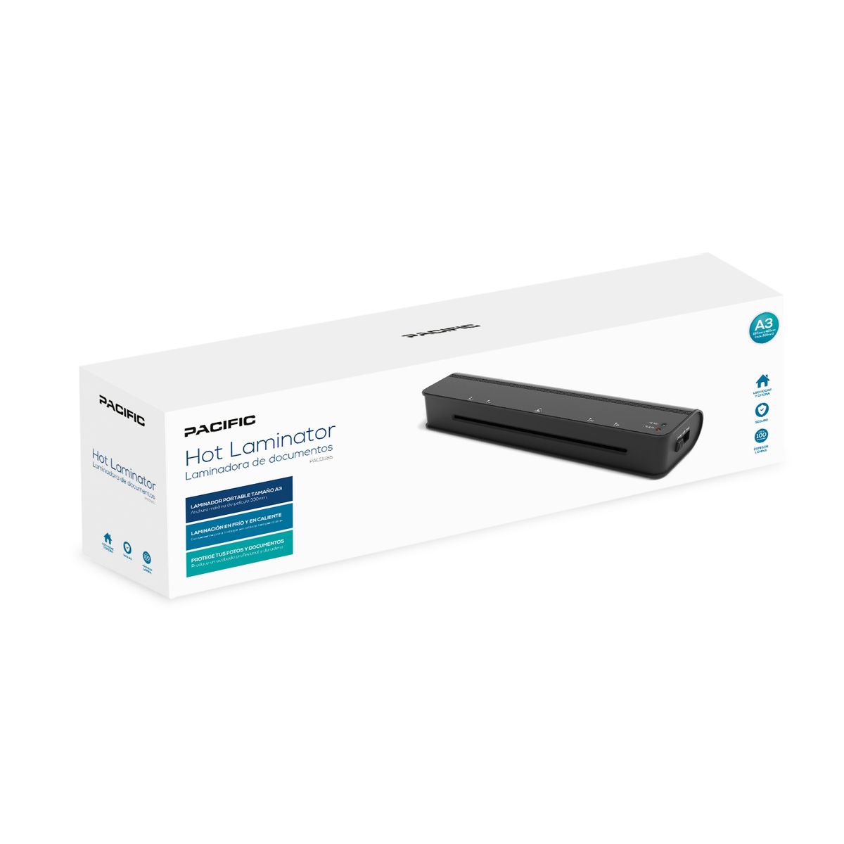 PACIFIC - Termolaminadora A3 En Frío Y Calor Compacta Y Rápida - Ps