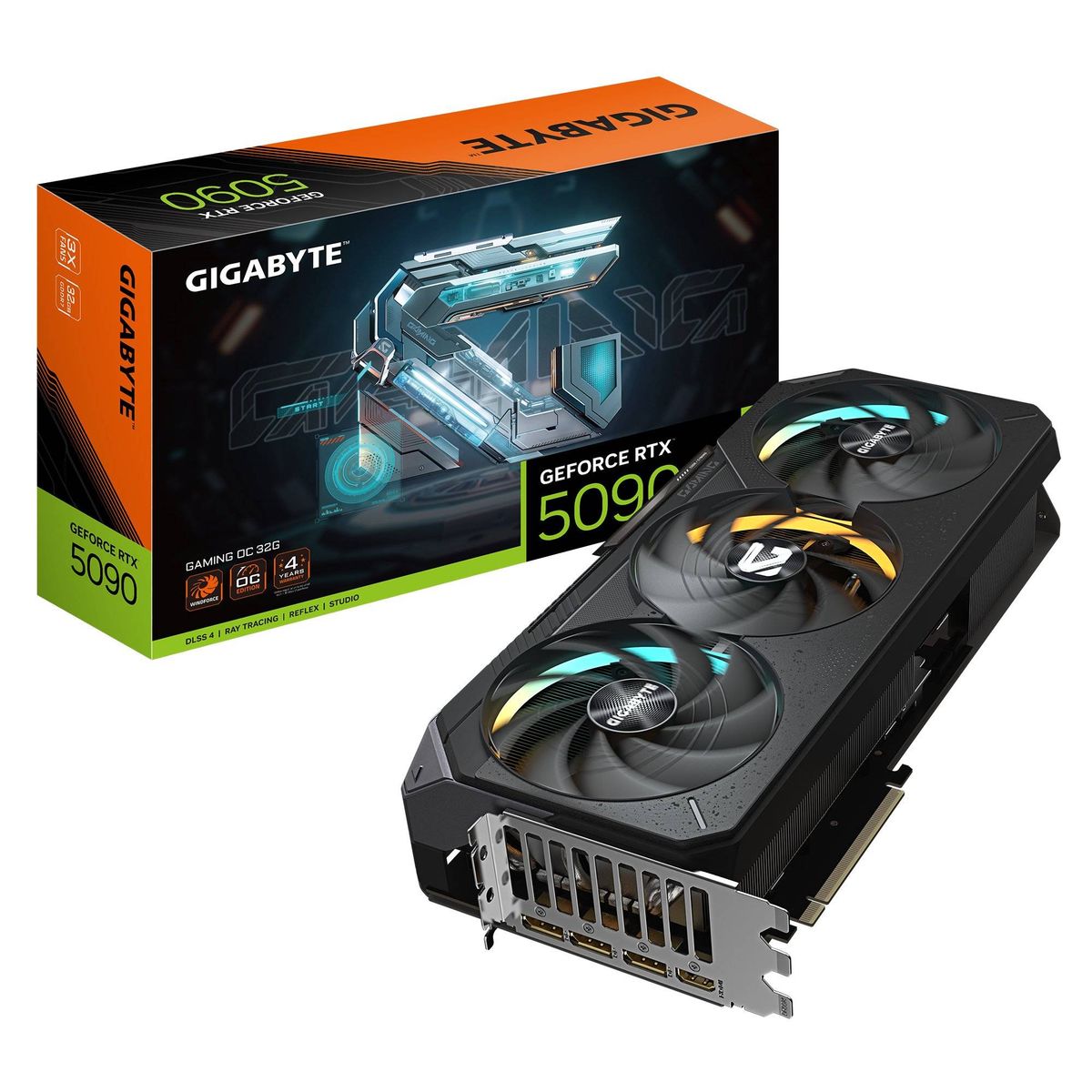 GIGABYTE - Tarjeta de Video GIGABYTE Nvidia GeForce RTX 5090 GAMING OC, 32GB