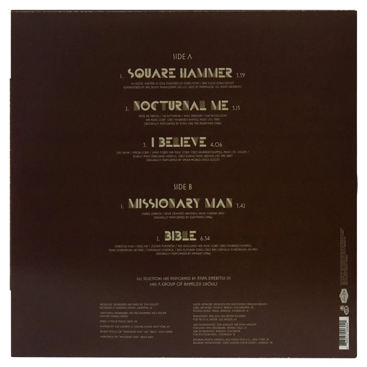 GENERICO - Ghost -Popestar- Vinilo