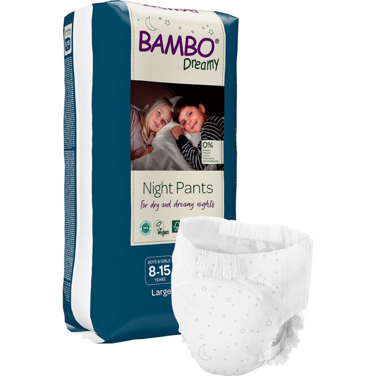 BAMBO NATURE - Pañal Bambo Dreamy 8-15 años 30-50kg Niños y Adolescentes