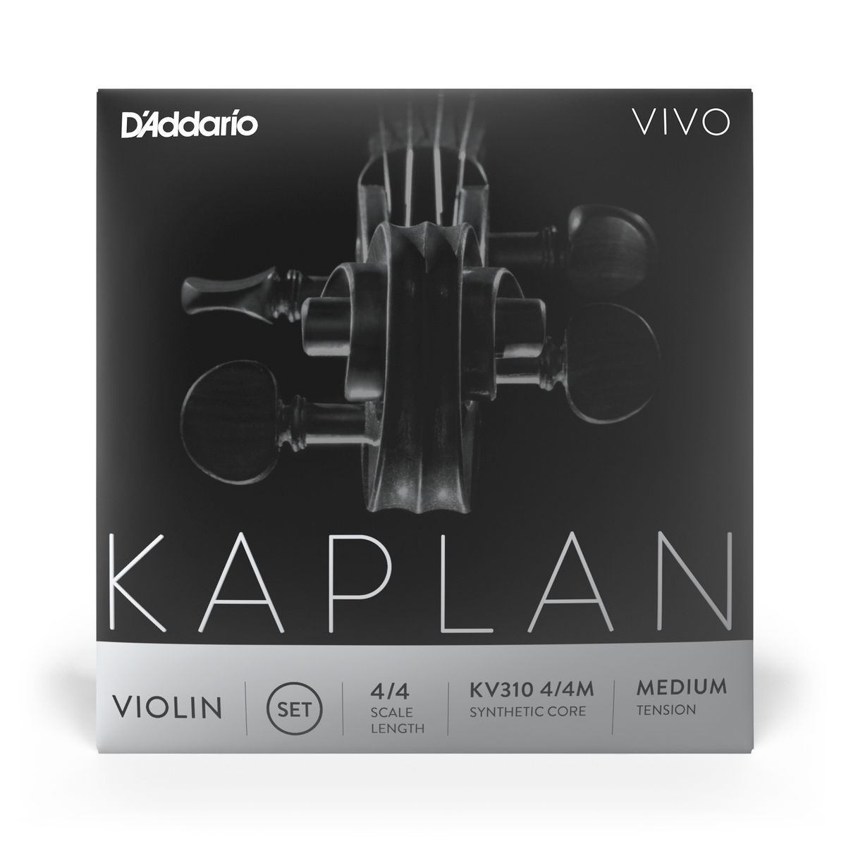 DADDARIO - Set Cuerdas Violín 4/4 Kaplan Vivo T.Med Kv310 4/4M Daddario