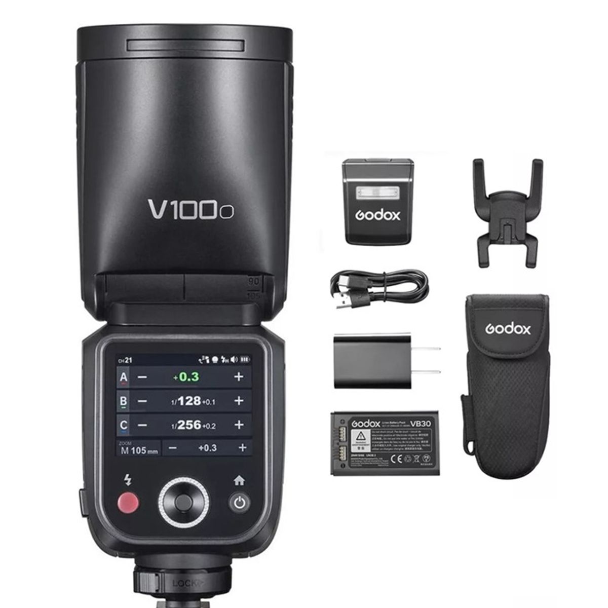 GODOX - FLASH GODOX V100 TOUCH PARA CANON TTL HSS