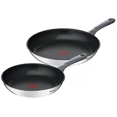 TEFAL - Sartenes 24 y 28 cm Daily Cook Marca Francesa