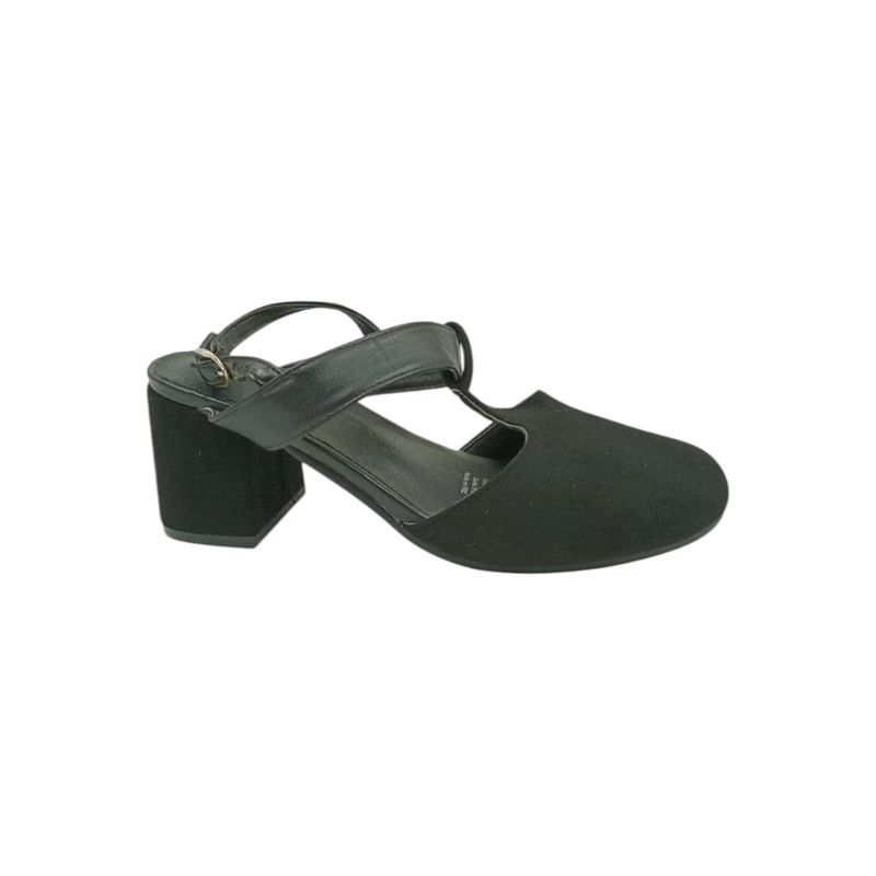 HERIEL - Zapato Negro Taco Mujer