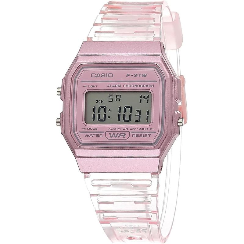 CASIO - RELOJ CASIO F91WS-4D MUJER DEPORTIVO