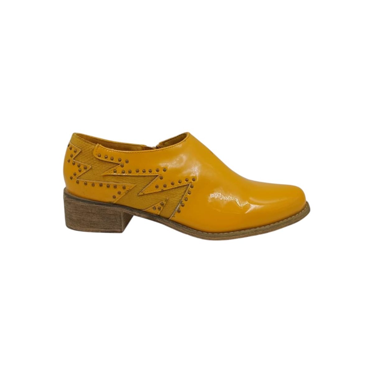 HERIEL - Zapato Amarillo Charol Mujer