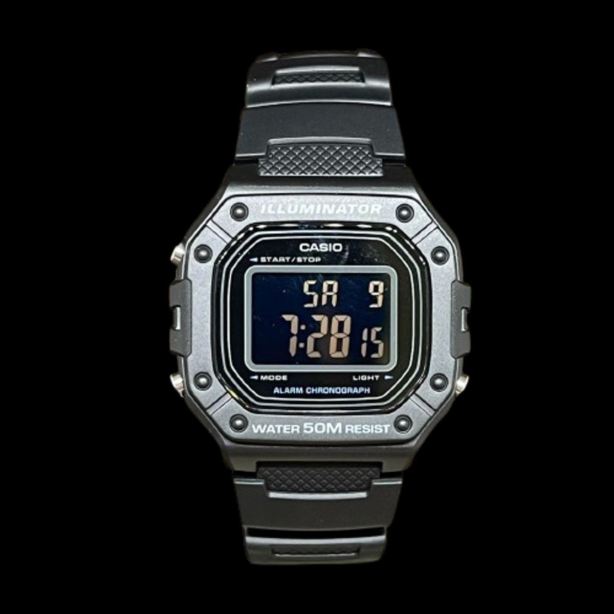 CASIO - RELOJ CASIO W218H-1B HOMBRE SPORT ILUMINATOR