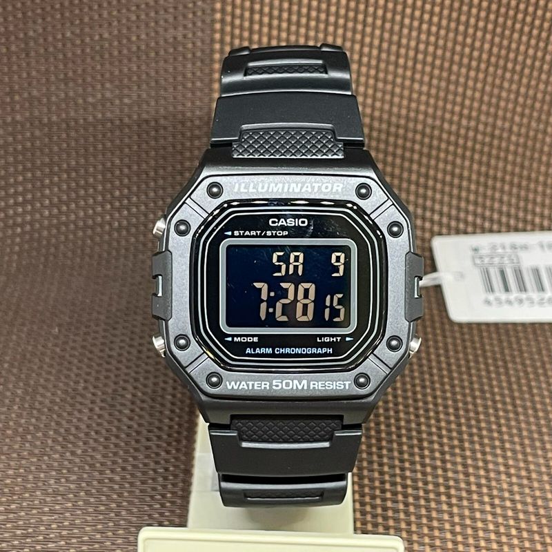 CASIO - RELOJ CASIO W218H-1B HOMBRE SPORT ILUMINATOR
