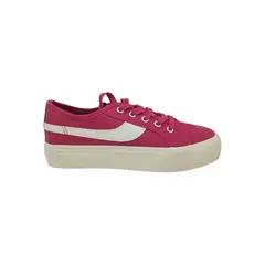 HERIEL - Zapatilla Roja Plataforma Mujer