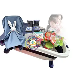 KIVARA - Set Regalo Bebe Recien Nacido Niño #2 en Caja 7 Piezas