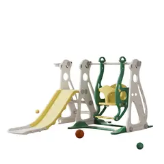 AUCKLAND OUTDOOR - Juego Columpio Resbalin 3 en 1 Infantil Exterior Interior