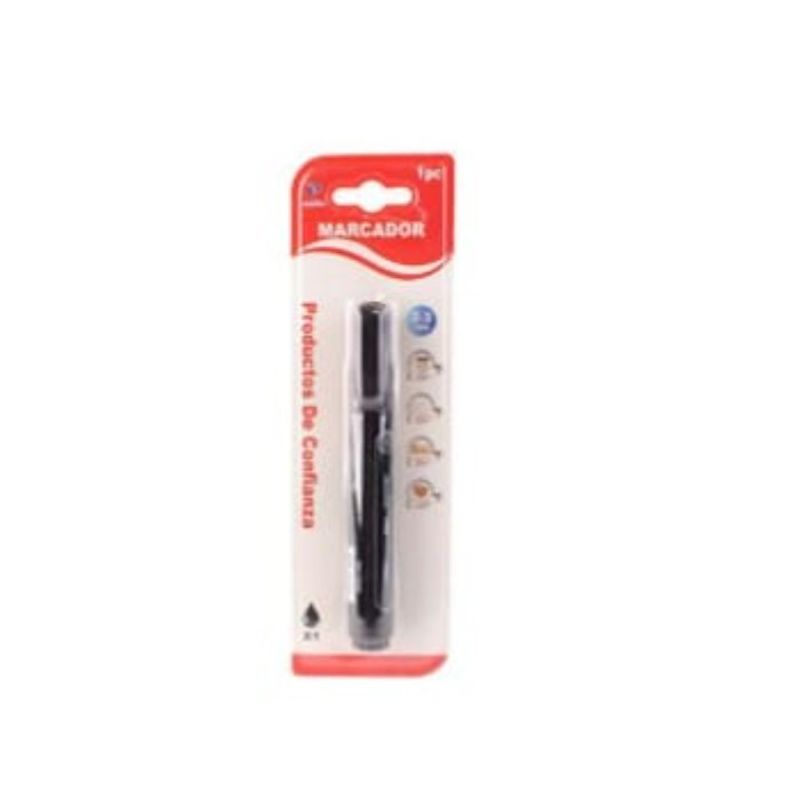 GENERICO - Lapiz Marcador Set 3 Unidades Negro