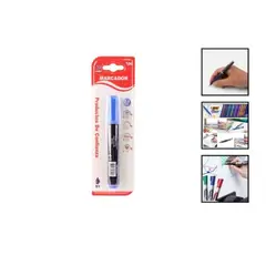 GENERICO - Lapiz Marcador Set 3 Unidades Azul