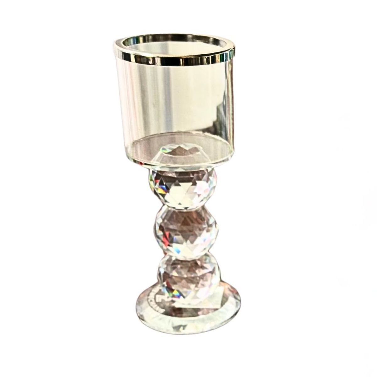 BOHEMIK - Porta Vela Vidrio tallado Berit