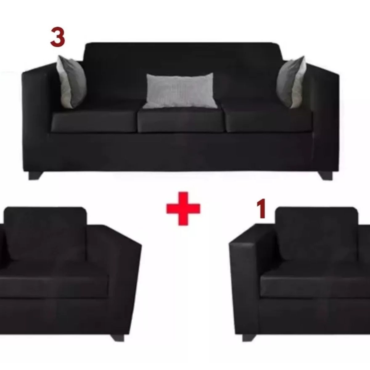 GENERICO - FUNDAS PARA  MUEBLE 3+1+1 CUBRE SILLON  TELA ELASTICA BURDEO FLOR  TF
