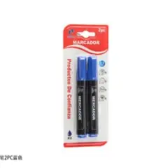 GENERICO - Lapiz Marcador Set 6 Unidades Azul