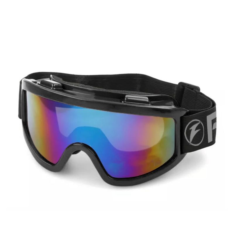 EKOL TACTICA MILITAR - Antiparras Nieve Negro Vidrio Tornasol UV Nieve Ski Snowboard