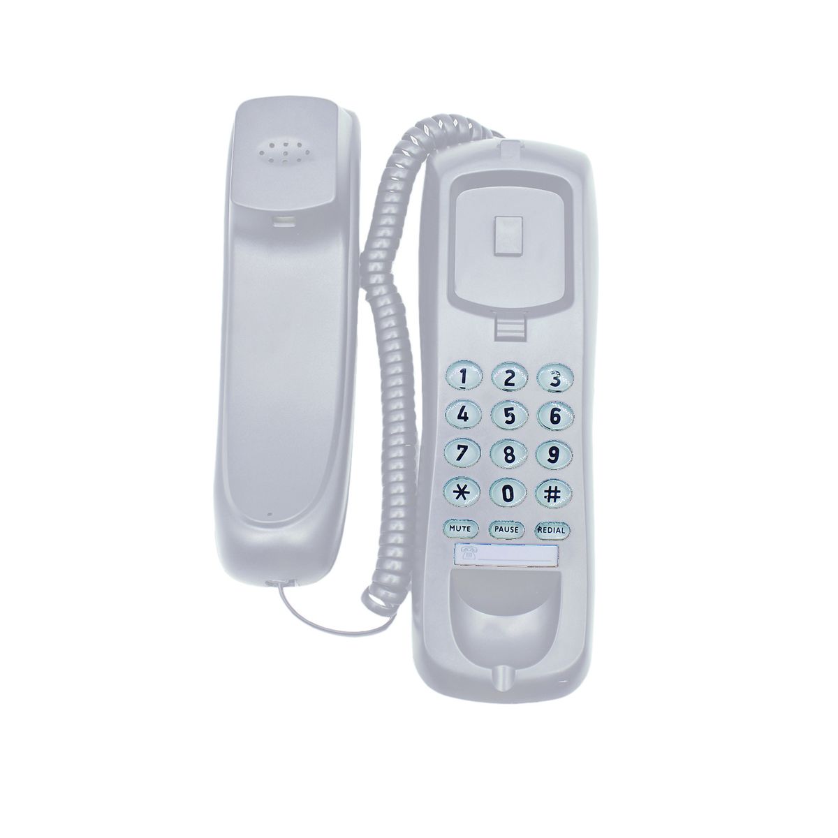 TECNOLAB - Teléfono Fijo Para Pared O Sobremesa Blanco - Ps