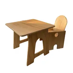 GENERICO - Mesa con silla Infantil estilo Montessori