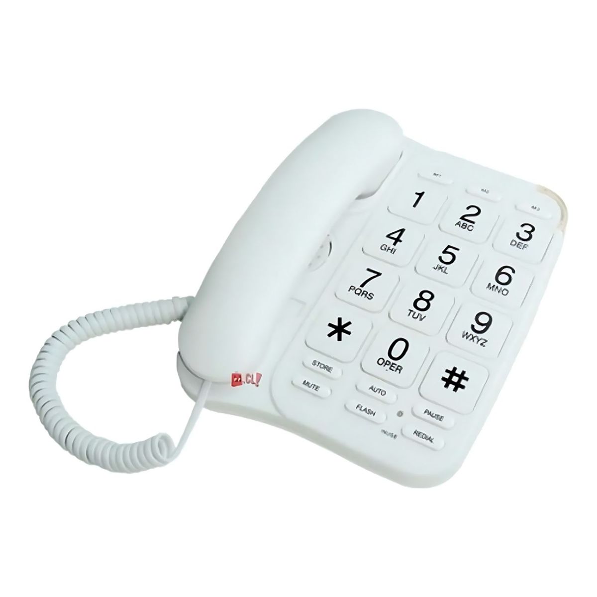 DBLUE - Teléfono Fijo Notificación Llamada Luminoso Blanco - Ps