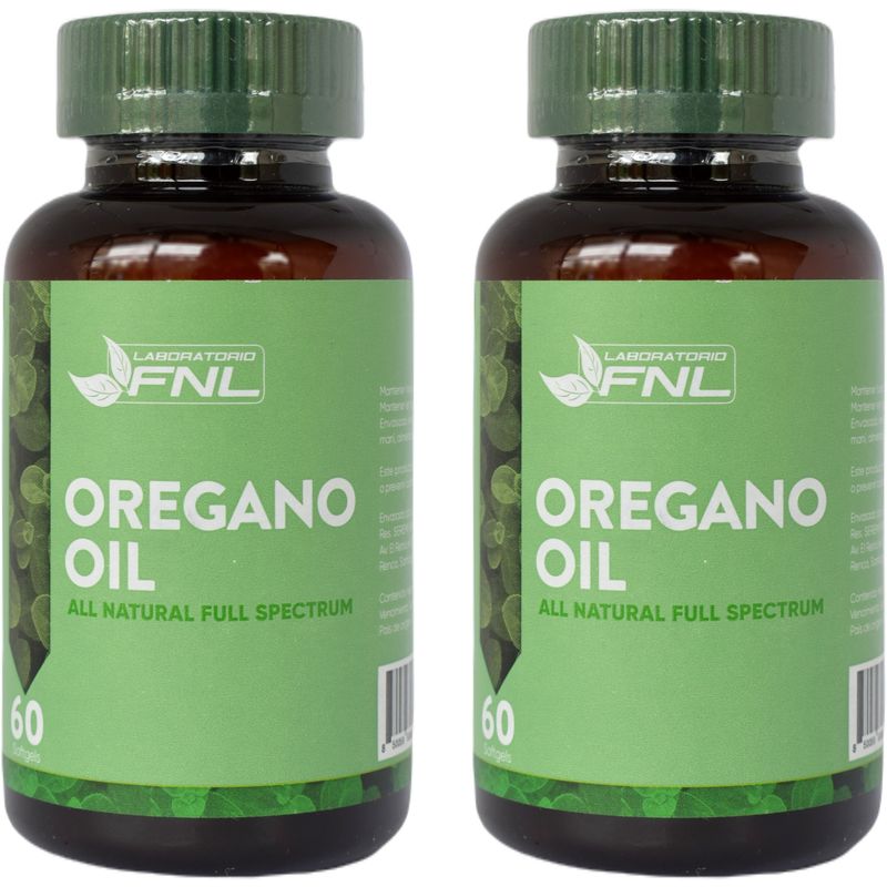 FNL - Aceite De Orégano Fnl 120 Caps Antioxidante Antimicrobiano