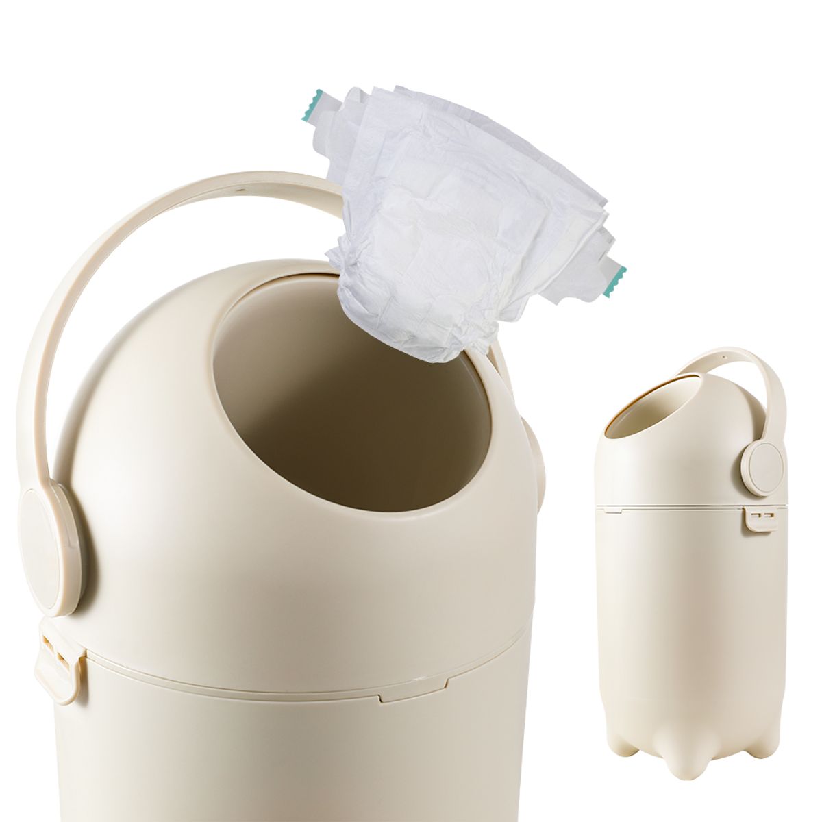 GENERICO - Contenedor de Pañales Hermético Basurero Antiodor - BPA Free