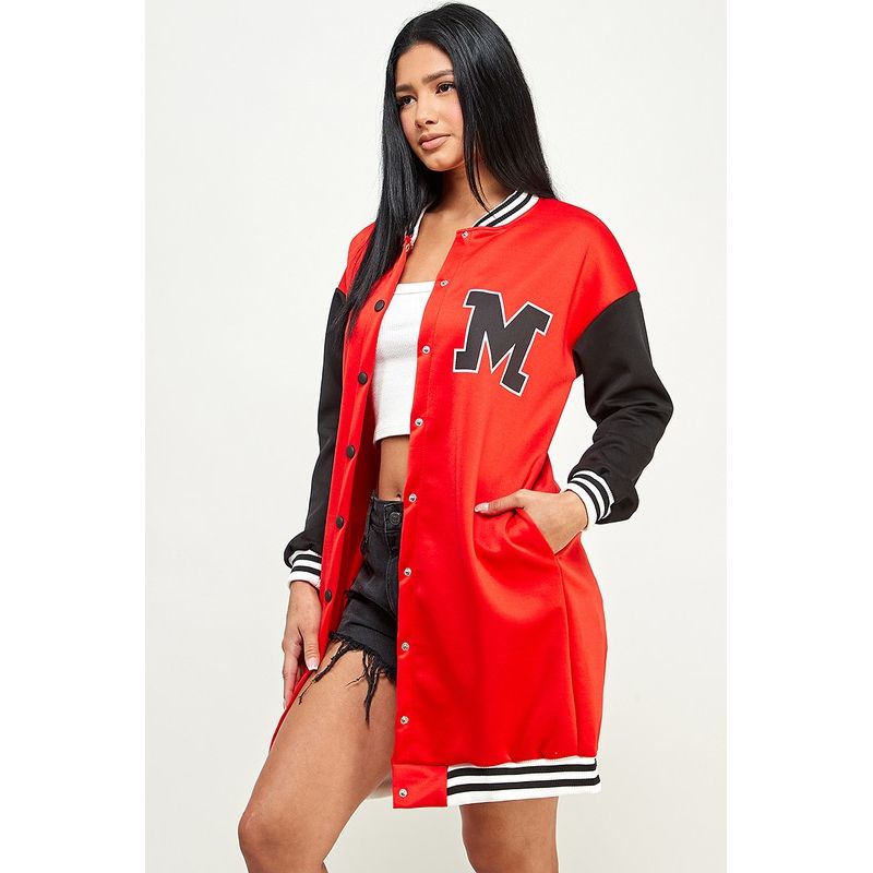 VRUSSO - Abrigo de baseball oversize