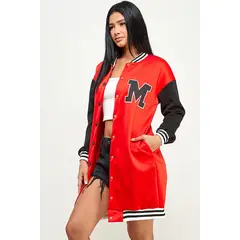 VRUSSO - Abrigo de baseball oversize