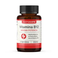 Vitamina B12 Activa 12mcg Vegana Metilcobalamina - 120 Cáps Vegetales