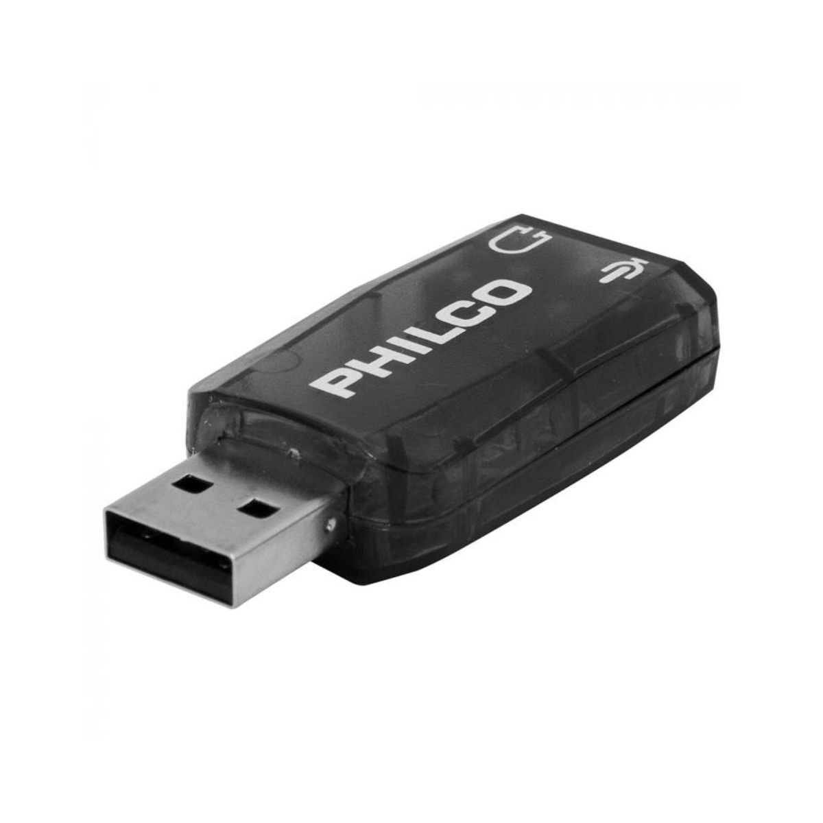 PHILCO - Tarjeta De Sonido USB Adaptador De Audio AU100 Philco