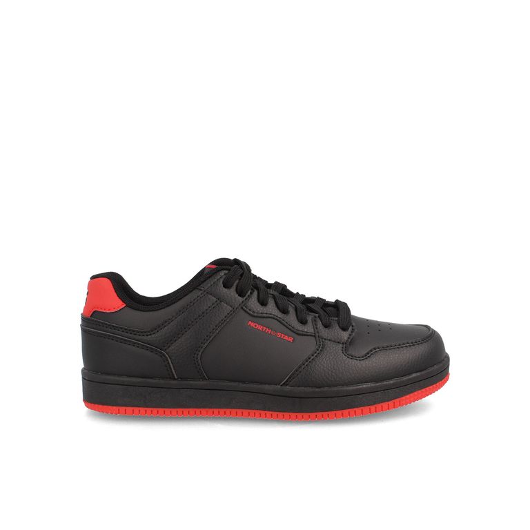 Zapatilla Niño Michael Negro-Rojo